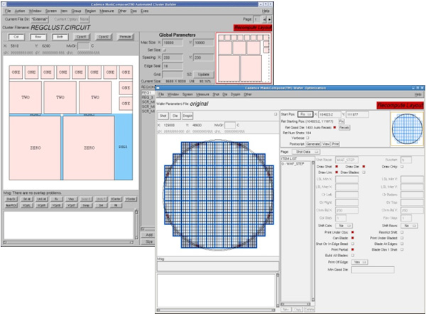 Images of MaskCompose Reticle and Wafer Synthesis tools