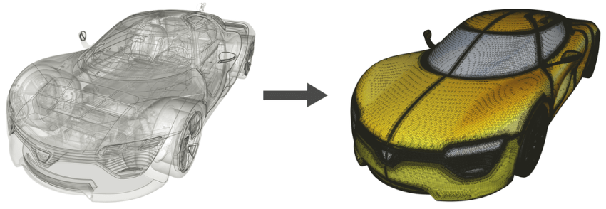 CFD Meshing and Pre-Processing cars