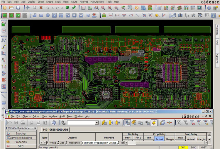 Figure 1: Allegro PCB design solution brings together all the tools needed to design simple-tocomplex PCBs