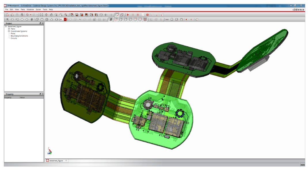 Figure 6: Easily create, edit, and import 3D models for 3D electromagnetic extraction
