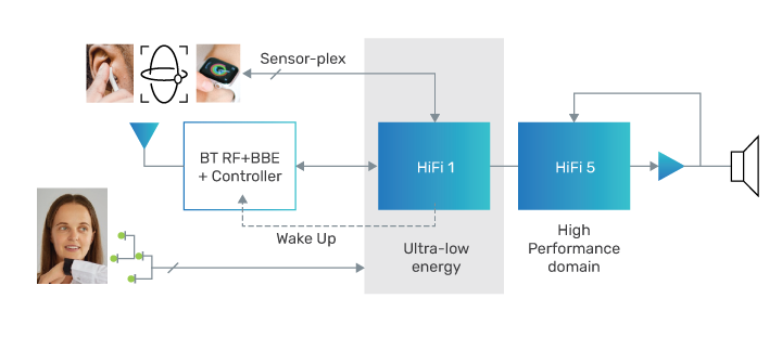 HiFi System Architecture: “Big-little” configuration