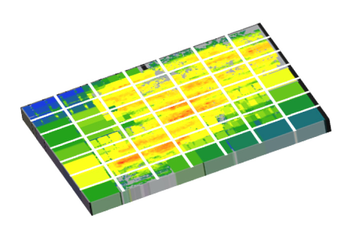 Figure 16: The Voltus solution supports analysis of a different number of tiles per layer